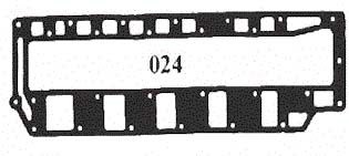 Chrysler / Force Outboard Motor exhaust plate gasket 4 Cylinder 1989 - up 2req