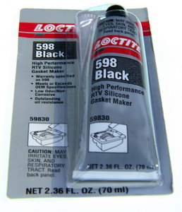 Hi-Temp RTV Silicone Sealant, Ultra Black Hi Temp