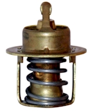 OMC / Chrysler / Force thermostat 143°, 1 3/8" across.