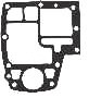 Chrysler / Force Outboard Motor base gasket, 1995-99 90 hp, 1999 75 hp and lower; 4 Cylinder 1995 and later