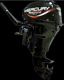 15 HP Mercury Outboard Motor.