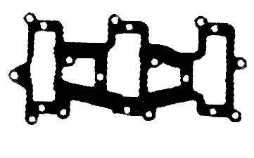 Chrysler / Force Outboard Motor 3 Cylinder Intake Gasket, Carb to Reed Adapter, Force 85-90hp Chrysler 75-85hp, SportJet 1990/95